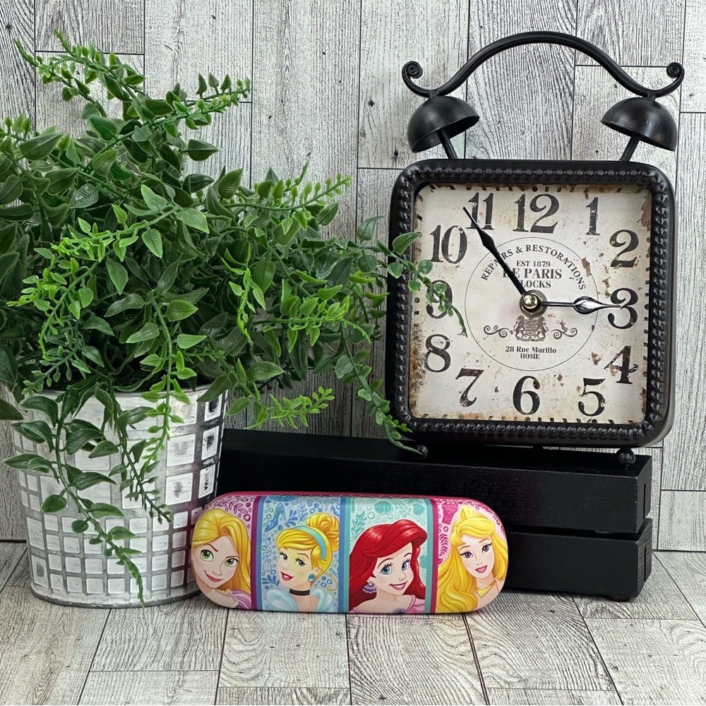 DISNEY-Princess Kids Hard Shell Glasses Case Rapunzel Cinderella Ariel & Aurora